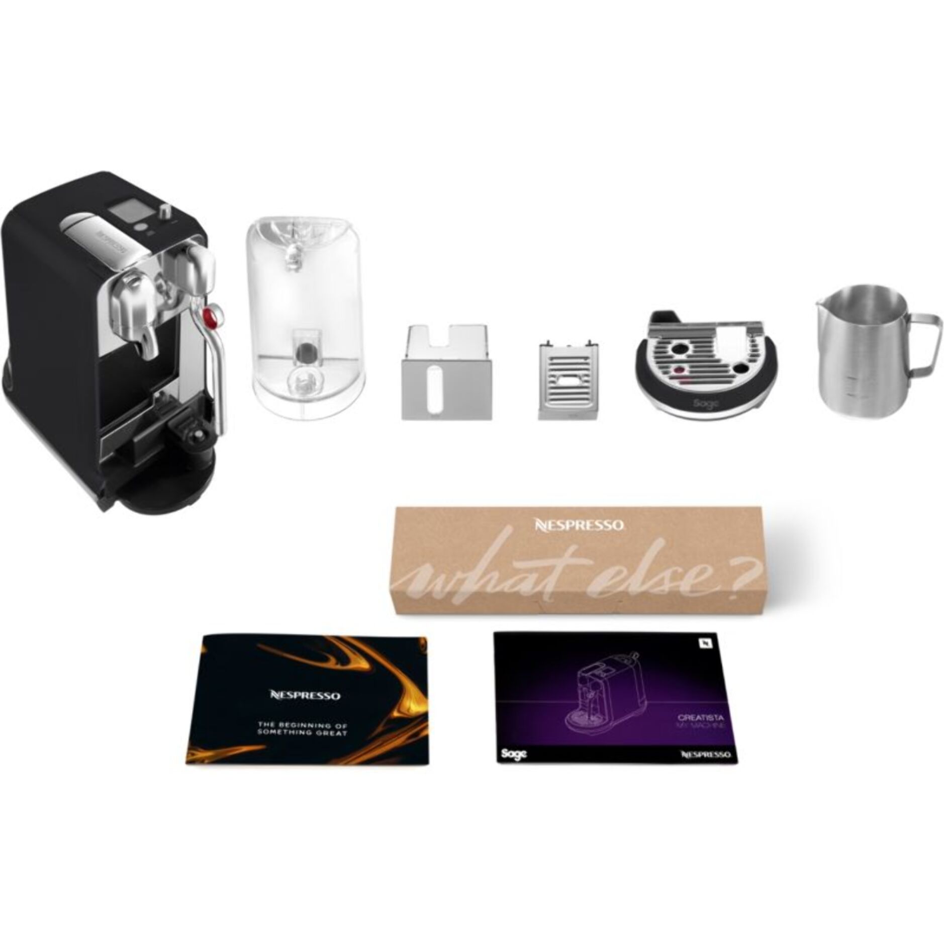 Nespresso SAGE APPLIANCES Creatista Plus Truffe noire