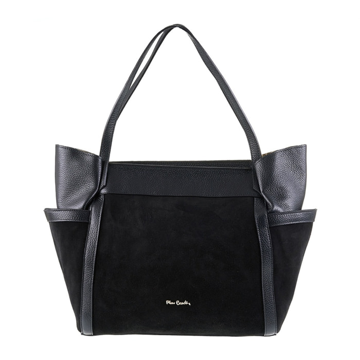 Borsa a spalla da donna Made in Italy - Modello Sereia - 100% pelle - 43.0 x 30.0 x 12.0 cm