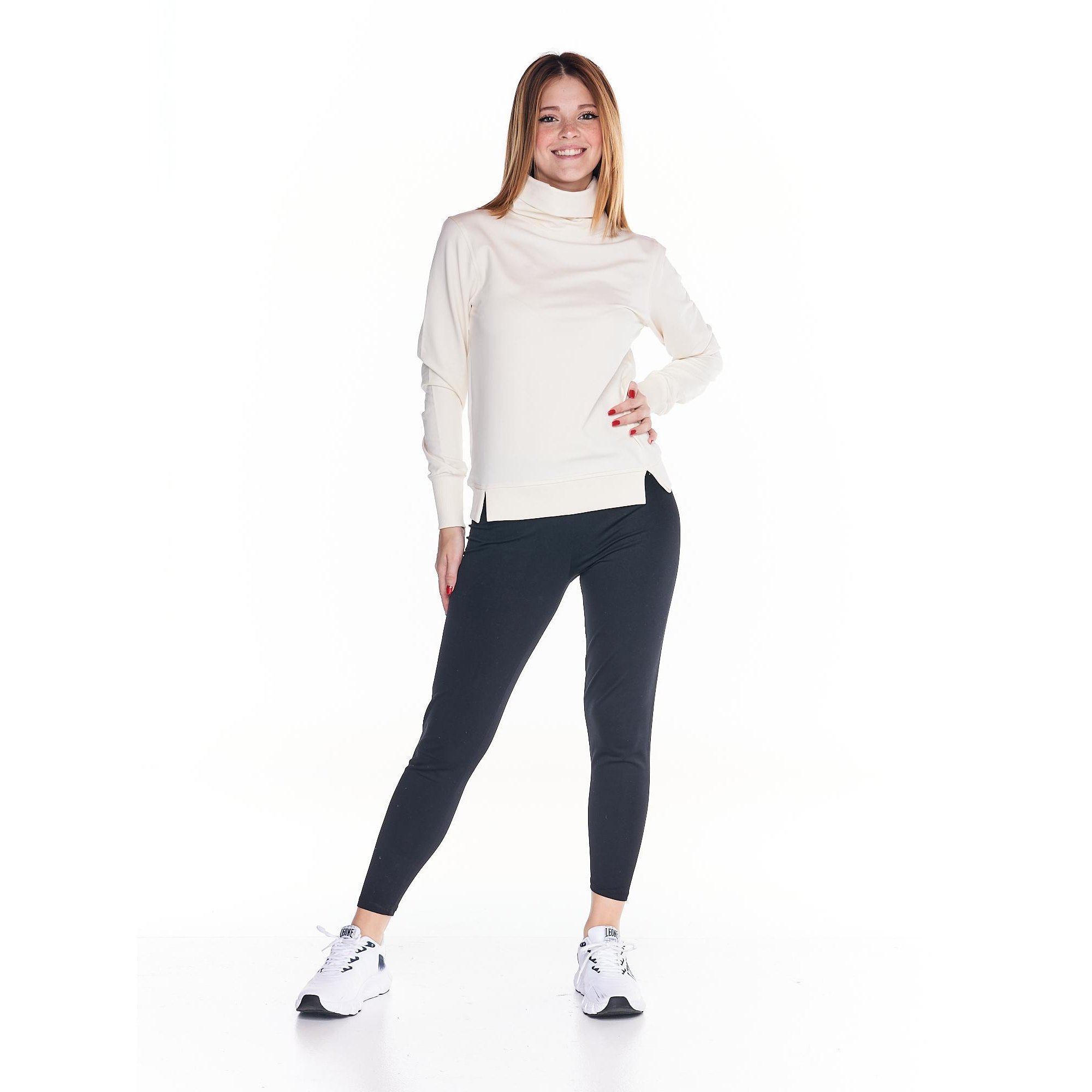 Jersey de cuello vuelto ActiveZone para mujer