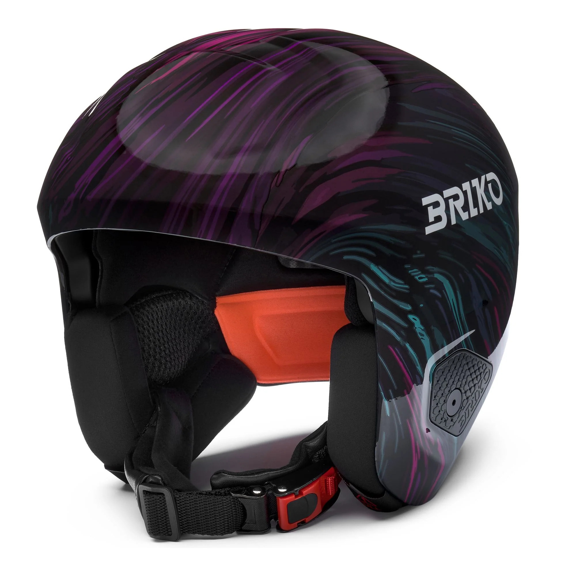 Briko - Caschi, Uomo Donna, Viola - Vulcano 2.0 Graphik