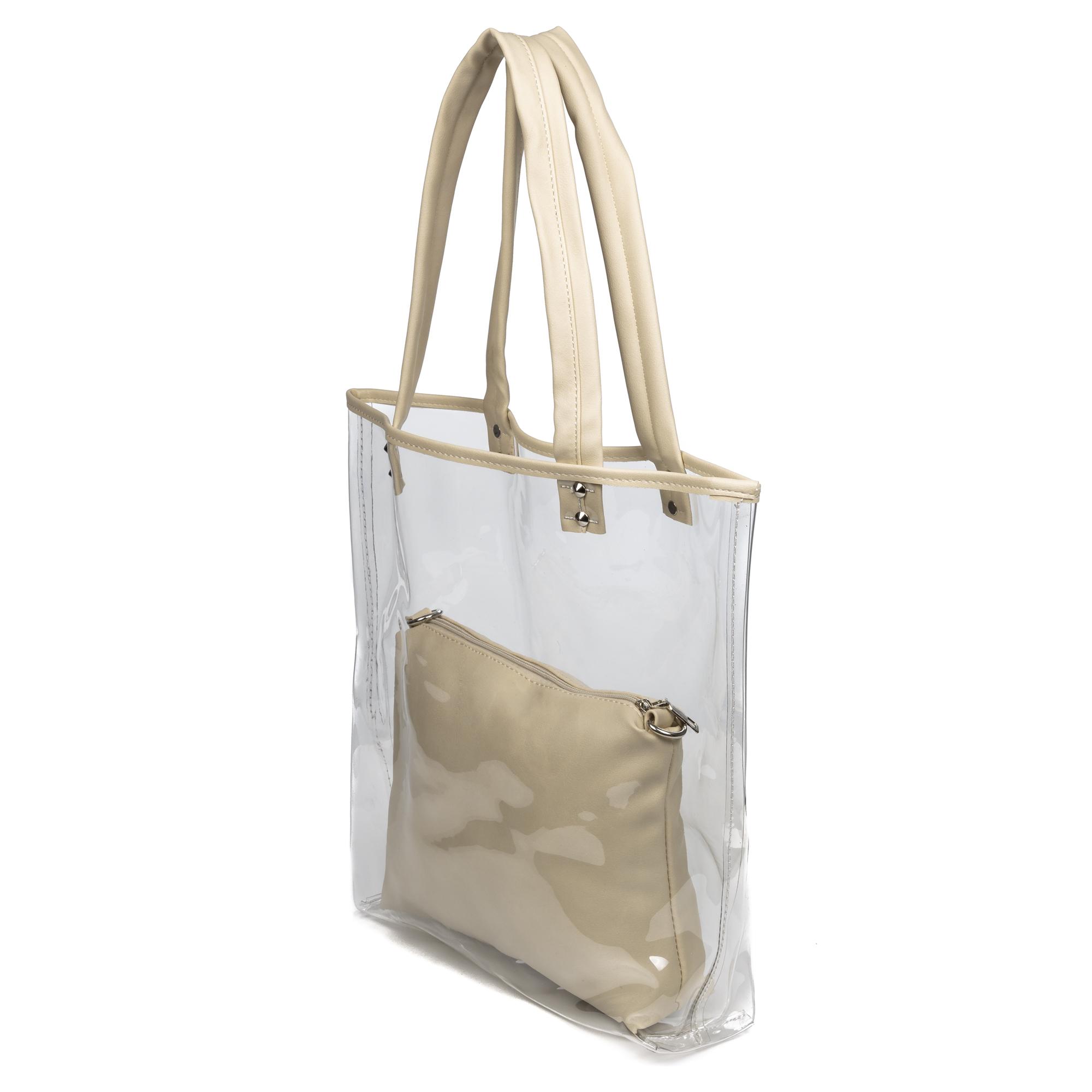 Domodossola Borsa Shopper Donna.Materiale PVC Pelle Sintetica PU