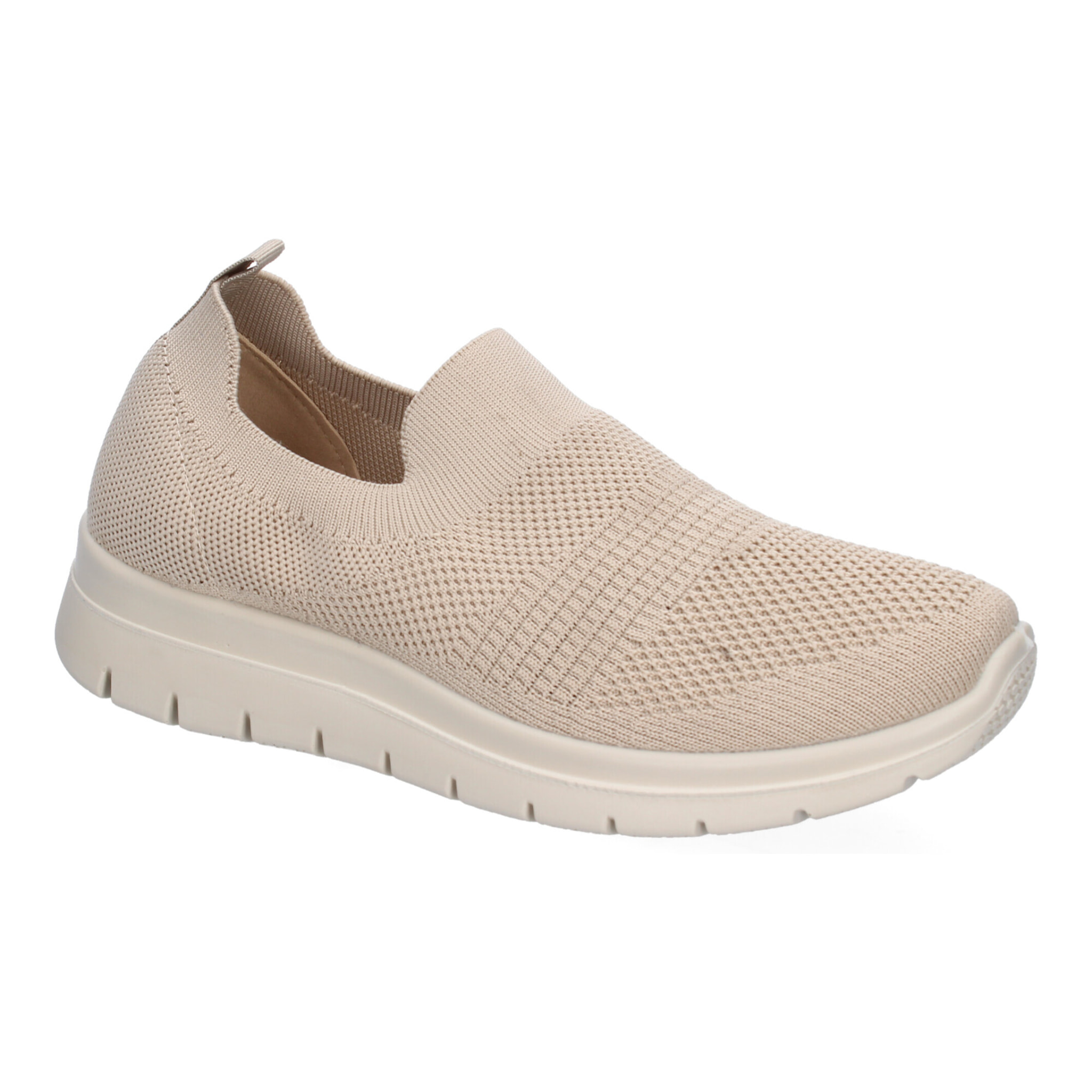 Zapatilla Plana Comoda para Mujer, Material Elastico, Sin Cierre, Slip On