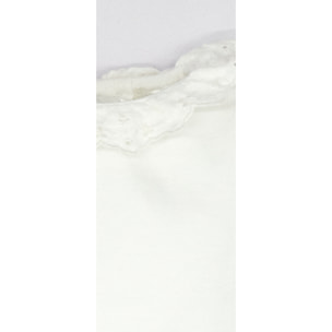 CAMISETA BODY TIRA BORDADA BLANCO