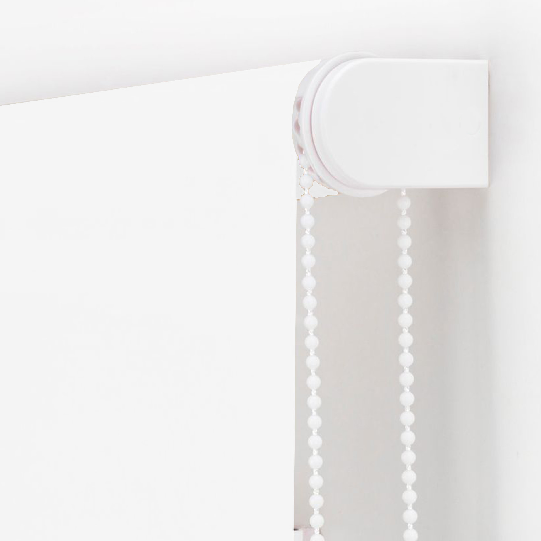 Well home estor enrollable opaco liso - blanco roto, 180 x 110cm (ancho x largo)/tamaño de la tela 177 x 105cm