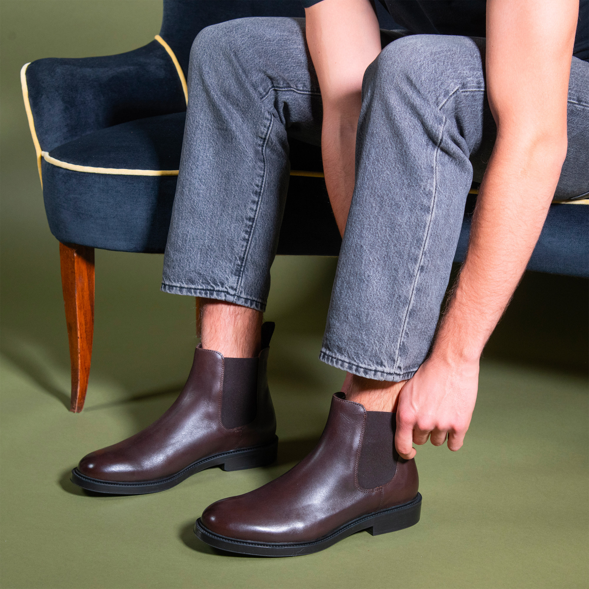 Chelsea Boot Frank Daniel Testa di moro