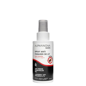 Spray Anti-Punaises de Lit - Zone Infestée 75 ml