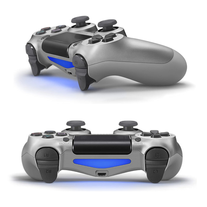 Mando inalámbrico con vibración compatible con PS4. Funciones completas.