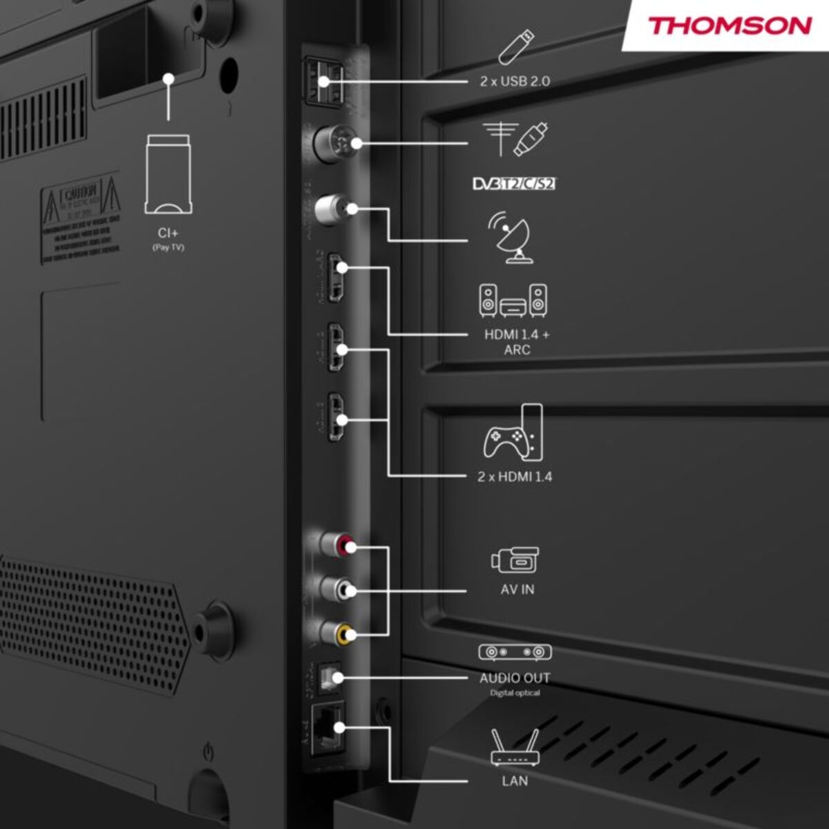 TV LED THOMSON 24HG2S15C - 24 pouces (60cm)