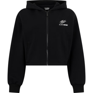 PLEIN SPORT Zip Hoodie Icon Scratch