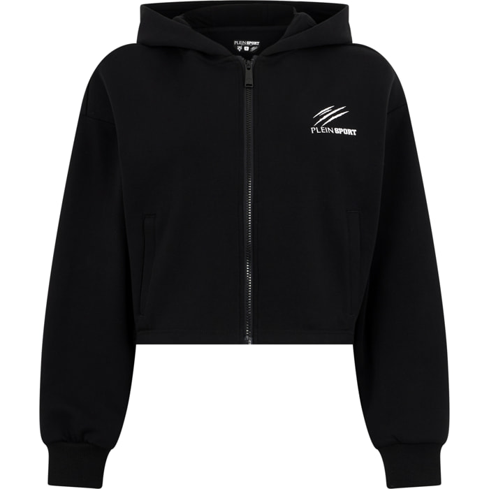 PLEIN SPORT Zip Hoodie Icon Scratch