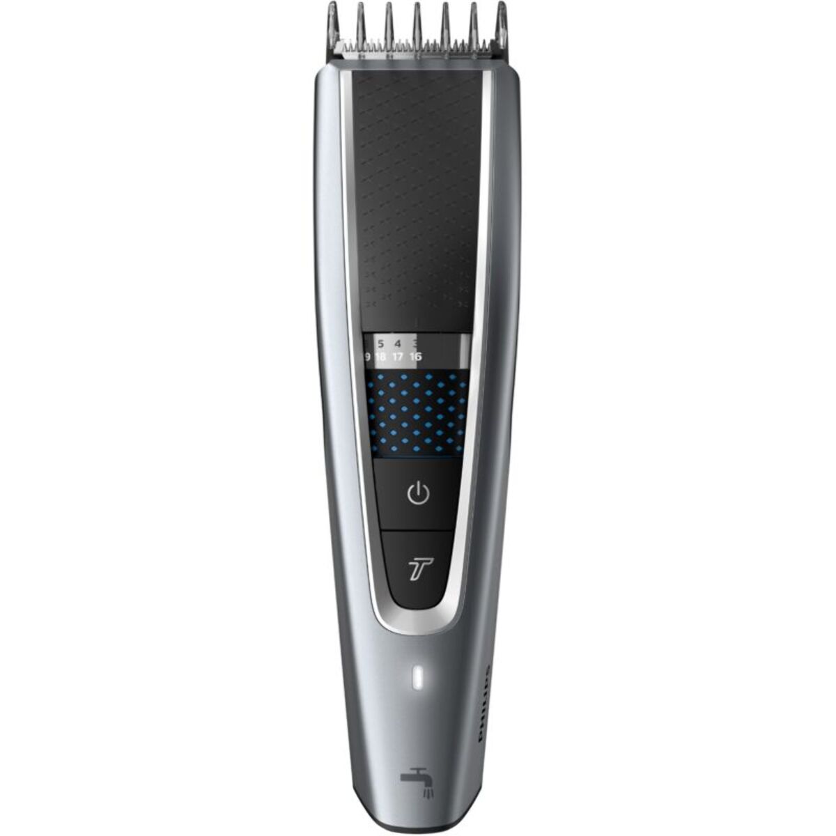 Tondeuse multi usages PHILIPS HC5630/15, molette réglable, 28 hauteurs de coupe, précision 1 mm, autonomie 90 mn