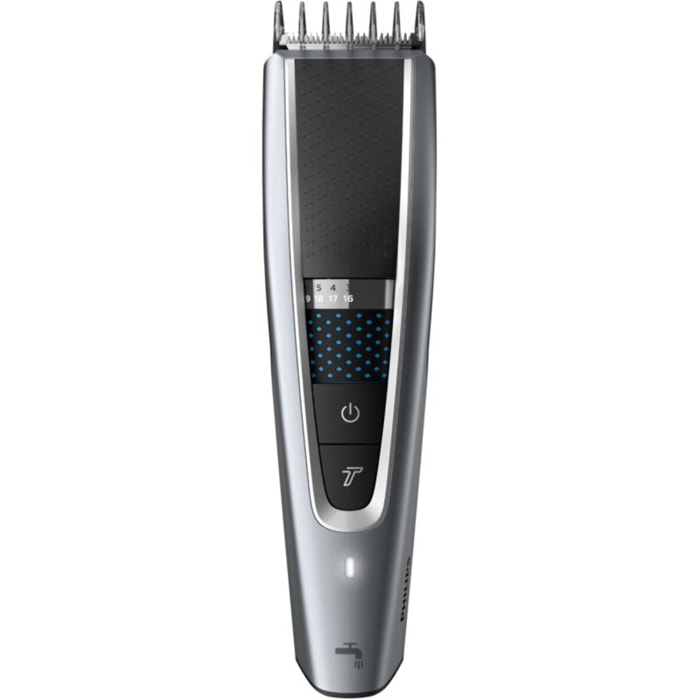 Tondeuse multi usages PHILIPS HC5630/15, molette réglable, 28 hauteurs de coupe, précision 1 mm, autonomie 90 mn