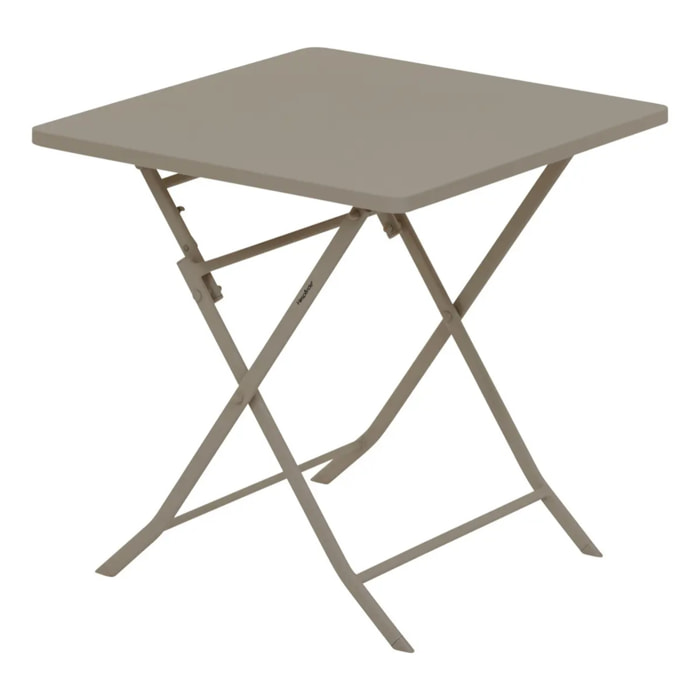 Table de jardin Greensboro 2 places pliable café 70x70cm