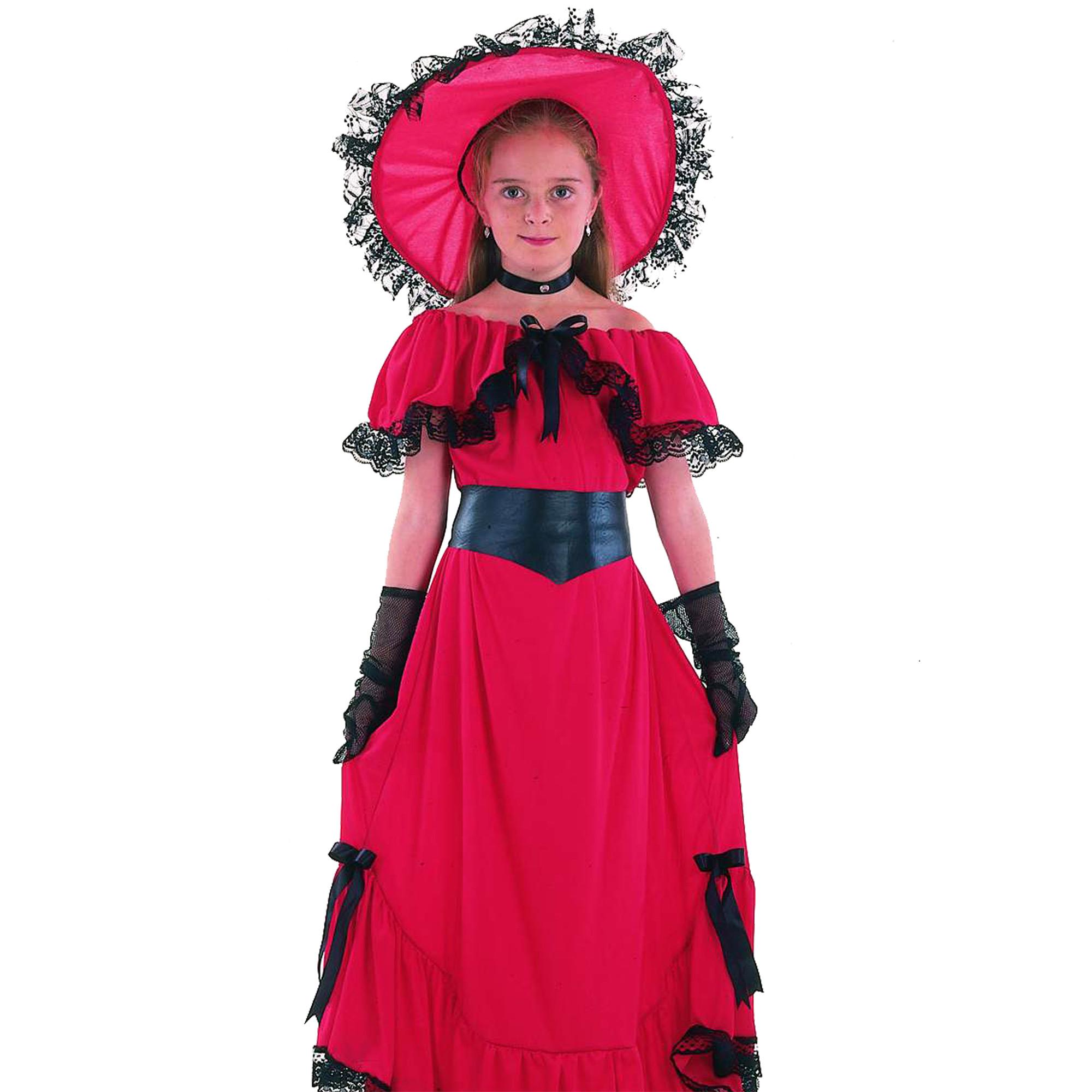 Lady Scarlett Costume Carnevale Travestimento Donna