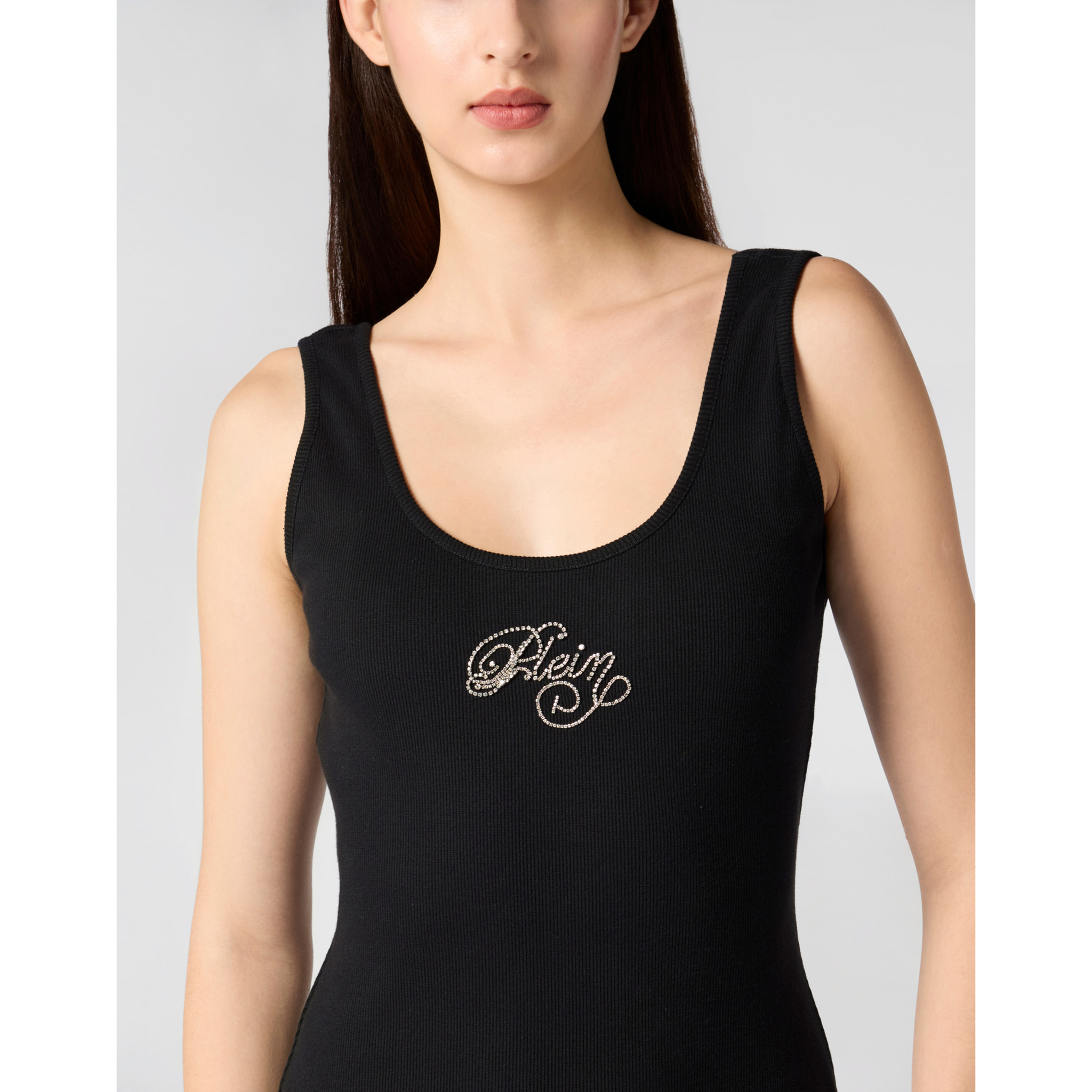 PHILIPP PLEIN Mini Tank Dress Signature