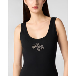PHILIPP PLEIN Mini Tank Dress Signature