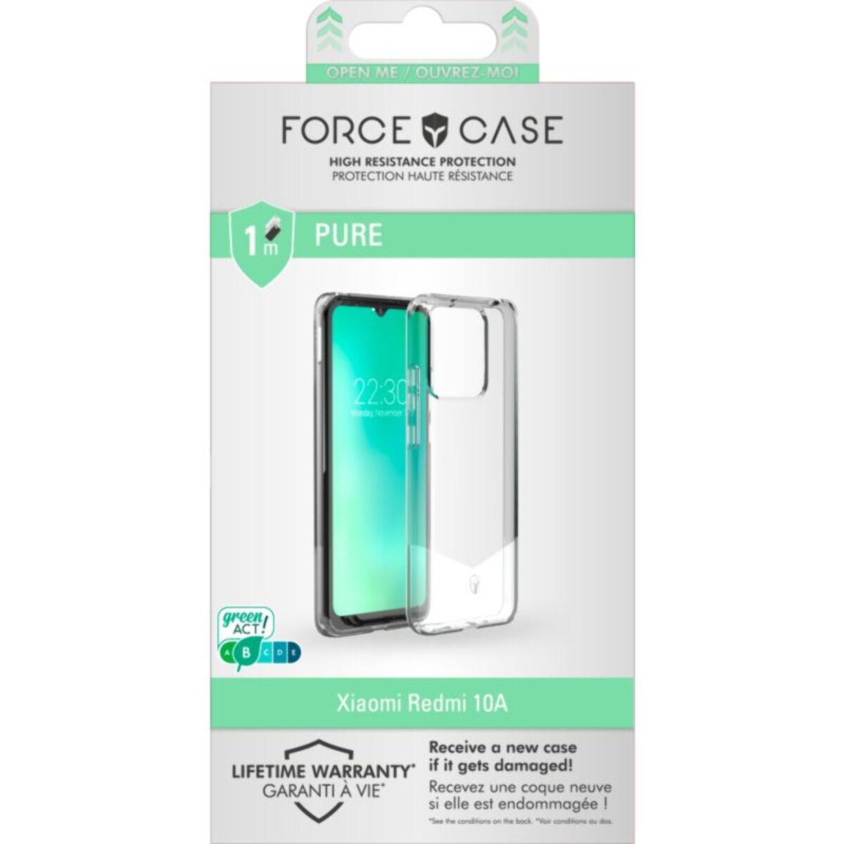 Coque FORCE CASE Xiaomi Redmi 10A transparent