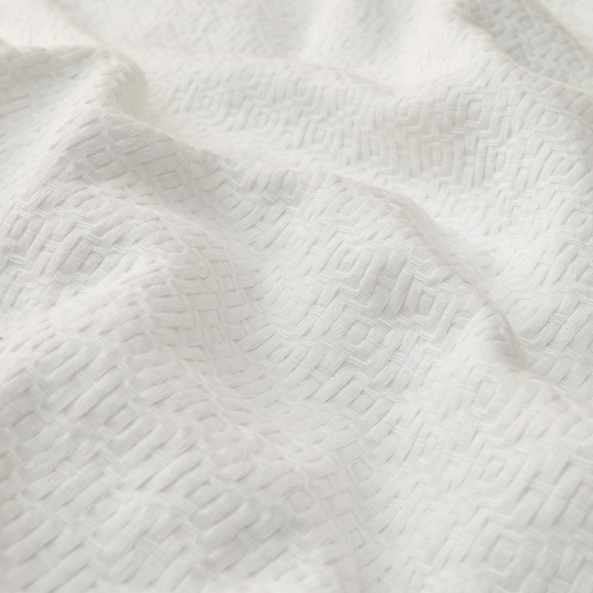 Funda nórdica texturizada Fremat color blanco 100% Algodón