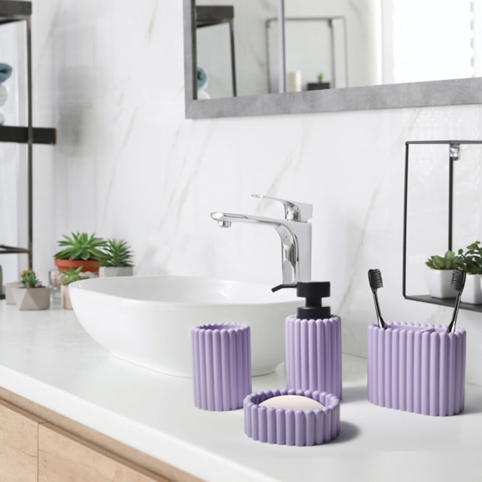 Porte Savon Céramique KEONI Lavande MSV