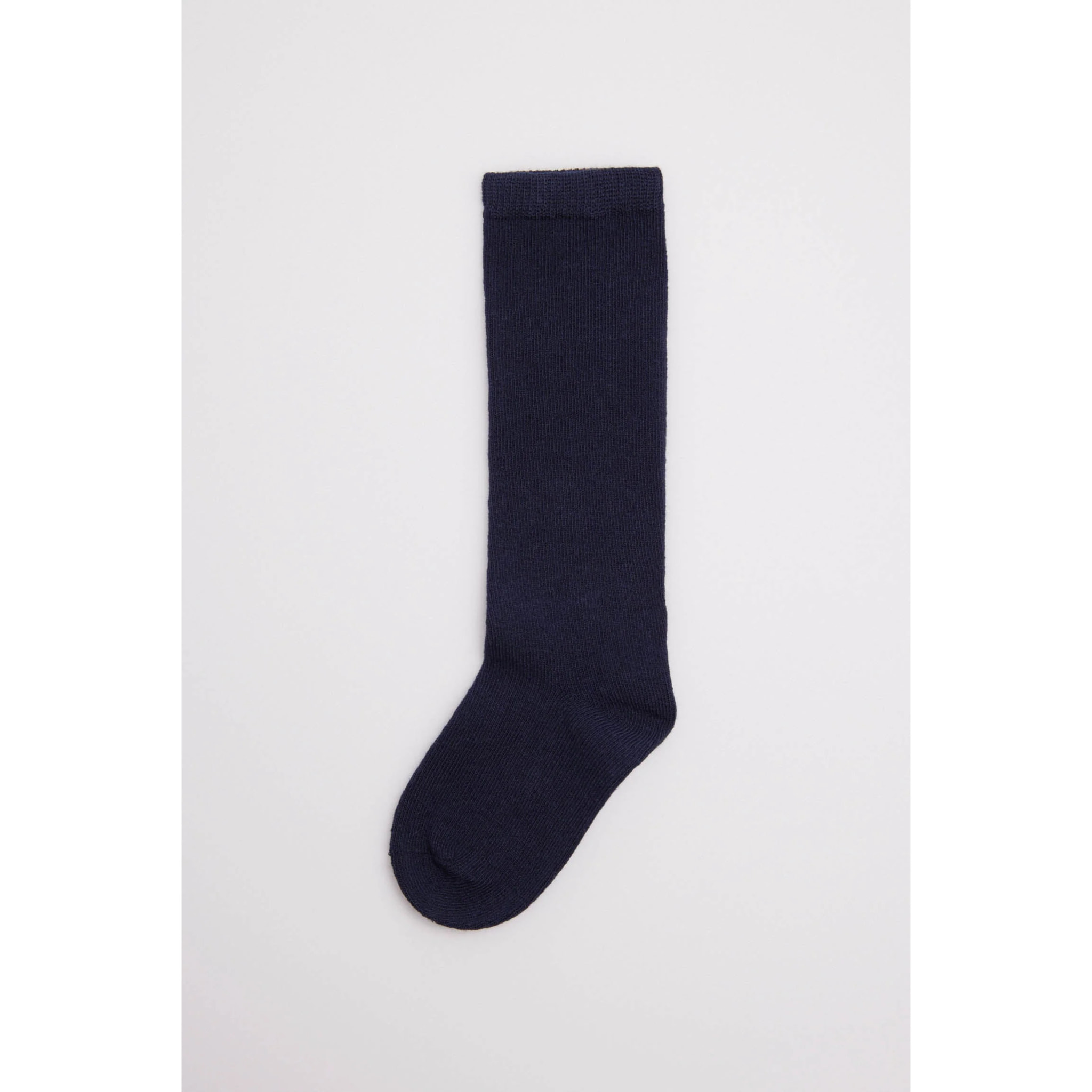 Calzini lunghi basico blu navy per neonato