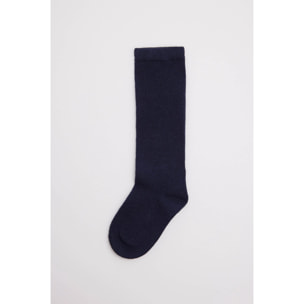 Calzini lunghi basico blu navy per neonato