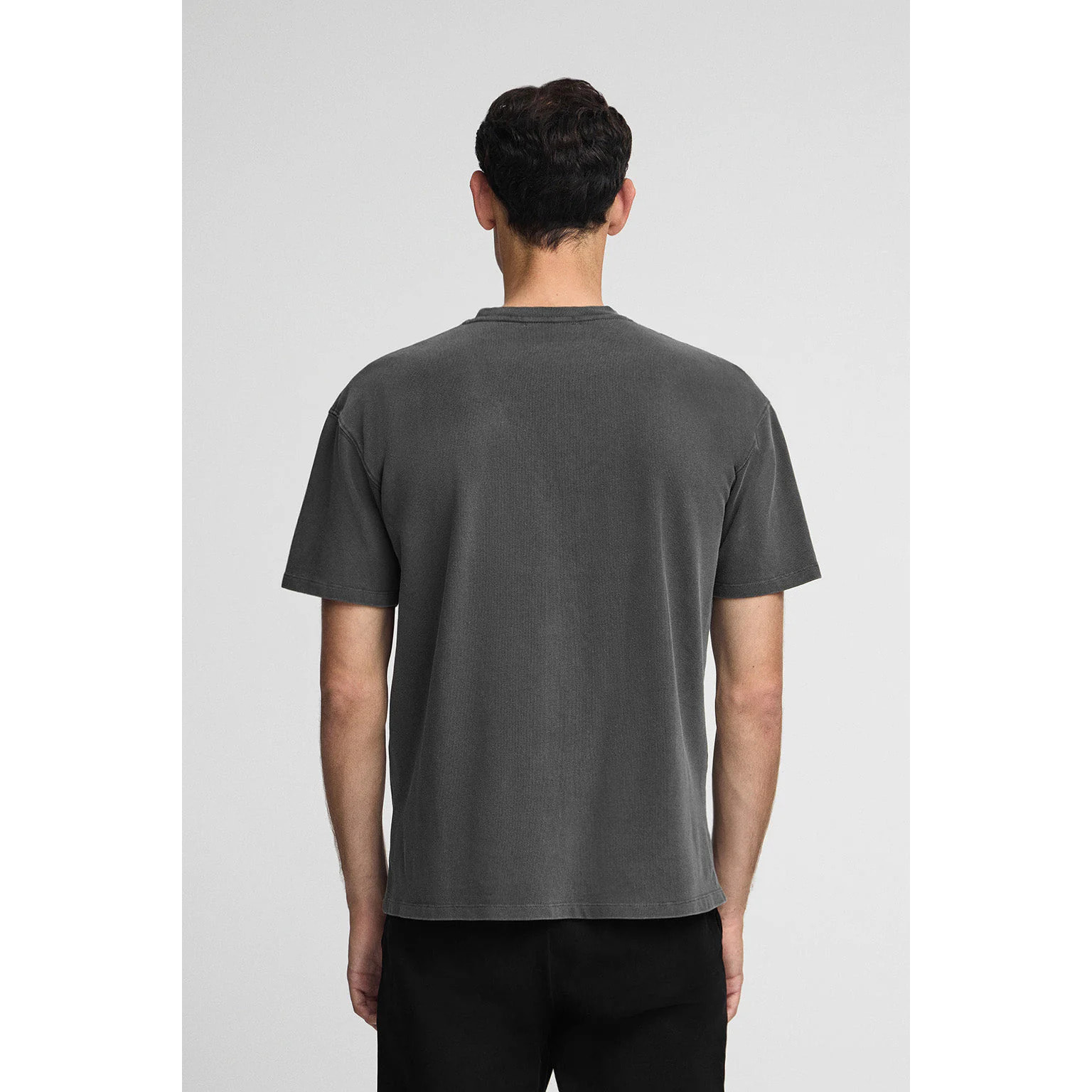 Camiseta Tarak gris oscuro con logo Polo Club