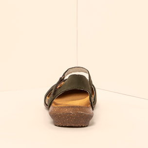 Sandalias N412 NOBUCK LAVADO KAKI / WAKATAUA color Kaki