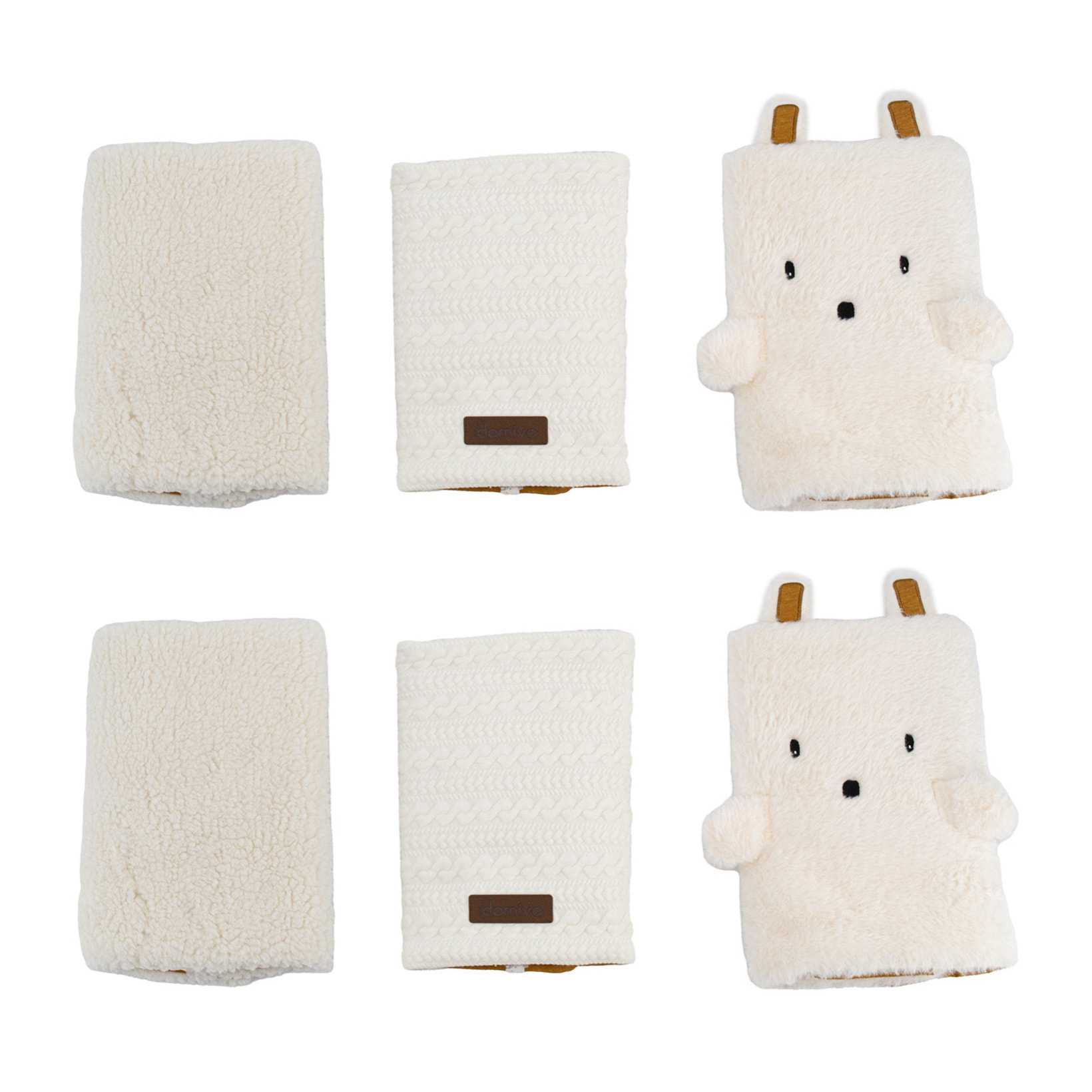 Tour de lit modulable bébé rembourré - Crème