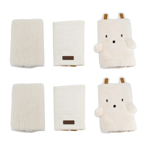 Tour de lit modulable bébé rembourré - Crème