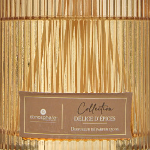 Diffuseur de parfum Albie 150ml verre Délices d'Epices