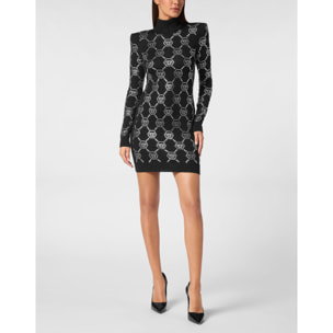 PHILIPP PLEIN Vestido de punto MONOGRAM