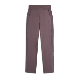 Pantalone donna in felpa di viscosa con Bande in Velluto