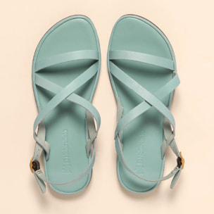 Sandalias N5694 SOFT NAPPA BLUE / TULIP color Blue
