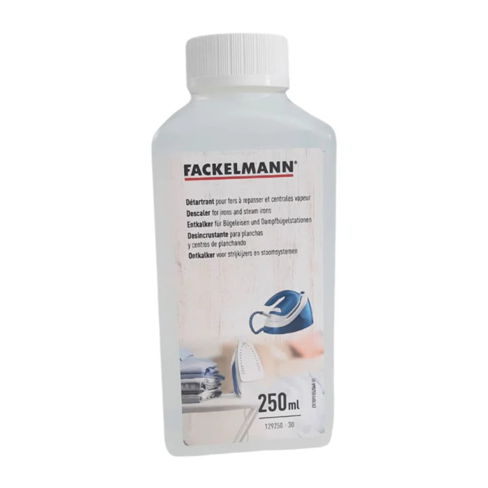 Détartrant pour fers à repasser et centrale vapeur 250 ml Fackelmann Divers