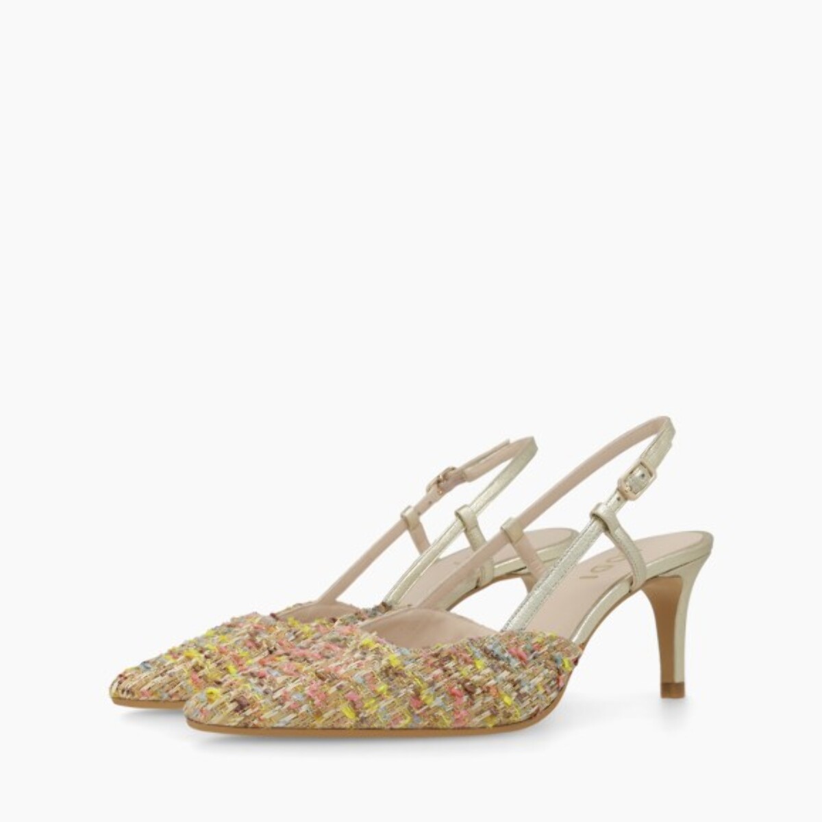 ZAPATOS DE SALÓN DORADOS NIVIS-X