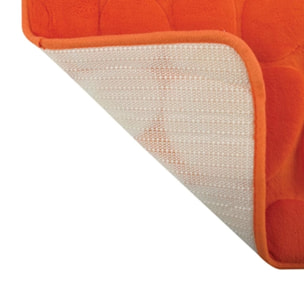 Tapis de bain Microfibre PEBBLE Orange Foncé MSV