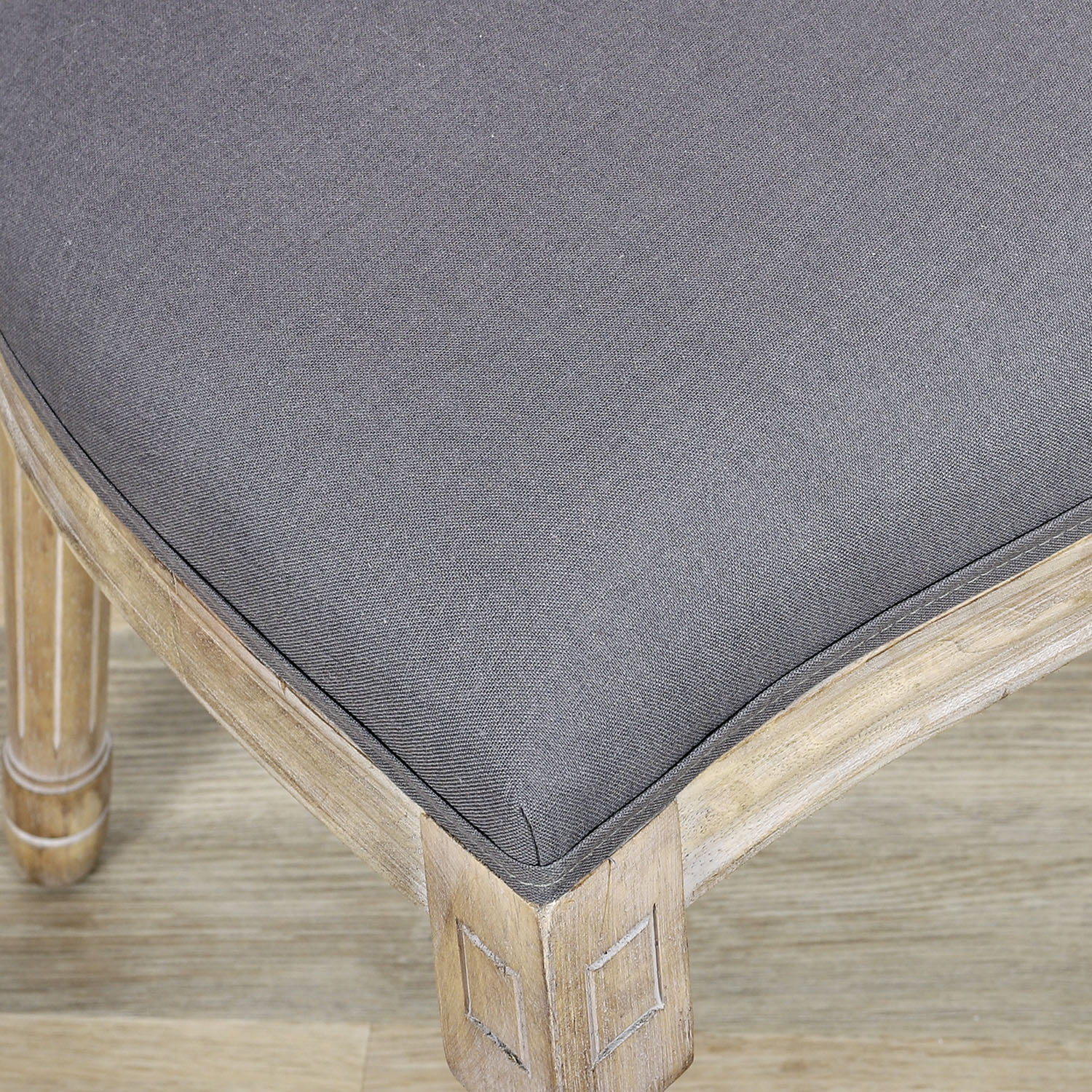 Chaise Eleonor Gris - Lot De 2