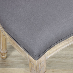 Chaise Eleonor Gris - Lot De 2