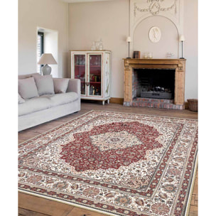 Tappeto nain rosso classico salotto sala ingresso