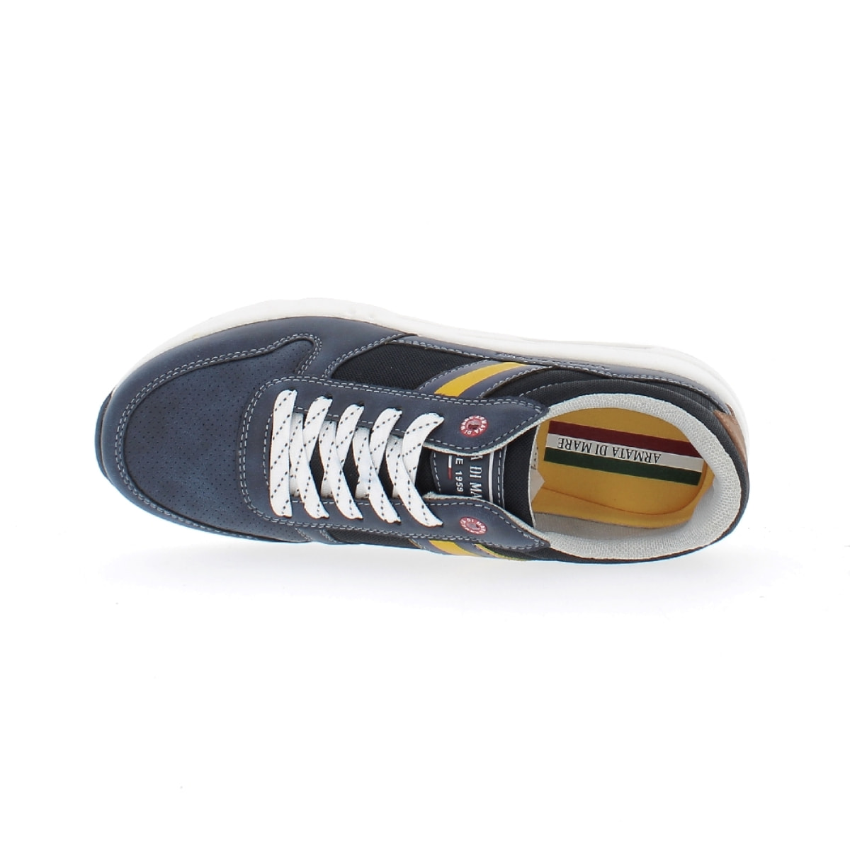 Armata di Mare Scarpe Uomo Sneakers Air Cushion Casual Stringate con Soletta Rimovibile in Memory Foam AMU SS23L337 Navy