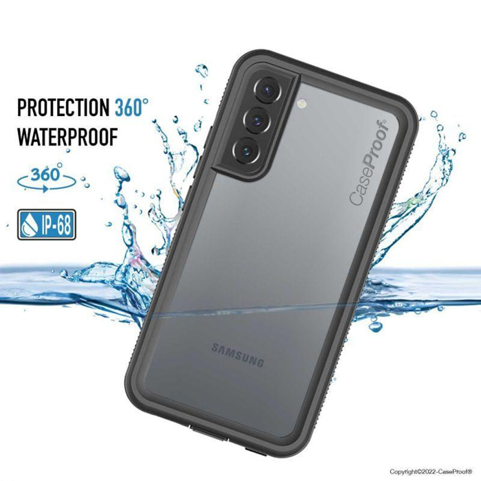Coque intégrale CASEPROOF Samsung Galaxy S22+ 5G étanche antichoc