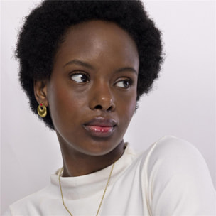 Pendientes Lux by Lux acabadoss oro 18k