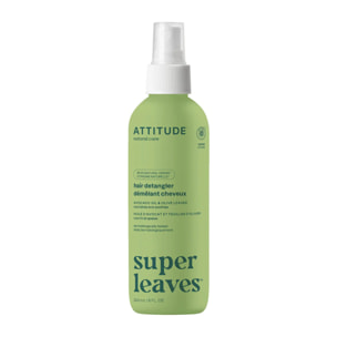 Desenredante capilar Super leaves Nutre y calma Hojas de olivo Attitude 240 ml