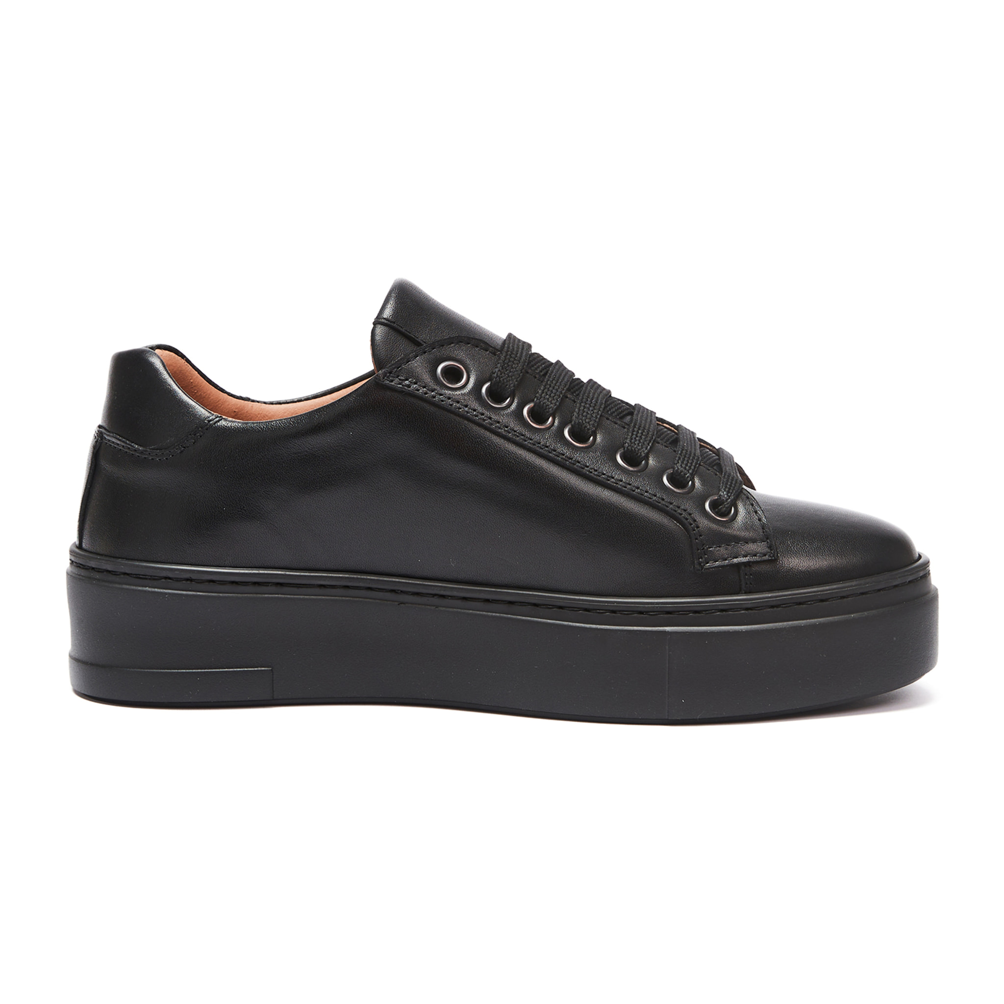 Classic Lace-up Sneaker British Passport Nero