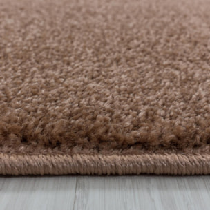Tapis de couloir tissé motif uni NIBA
