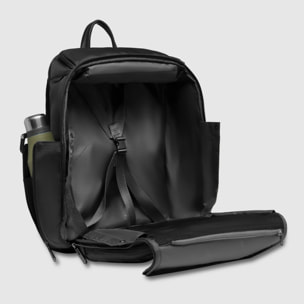 Piquadro Zaino da viaggio per PC e iPad®Pro 12,9 in tessuto riciclato e pelle, compatibile con easyJet