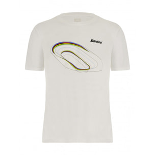 Uci Track - T-Shirt - Blanc - Homme