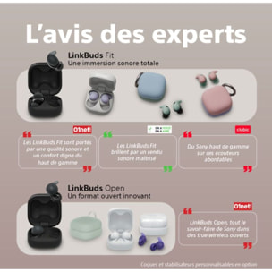 Ecouteurs SONY Linkbuds Open Violet