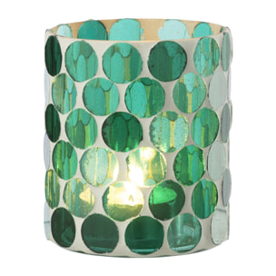 J-line Chandelier - verre - turquoise - small