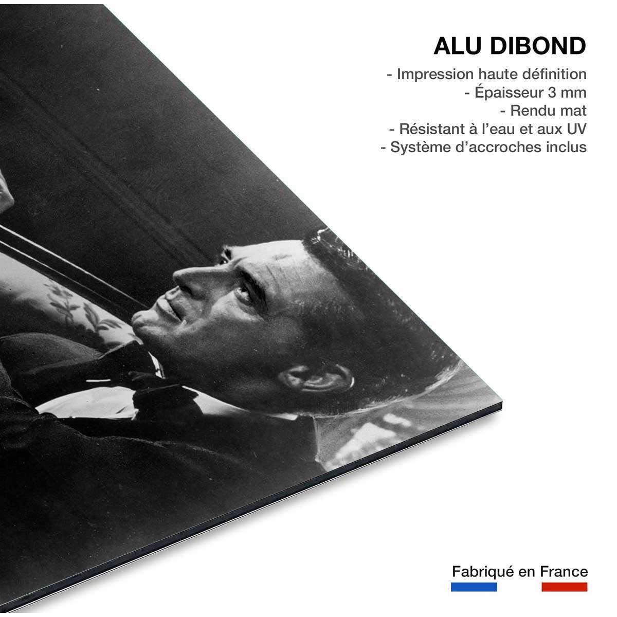 Tableau connu- Cary Grant et Grace Kelly Tableau alu Dibond